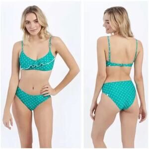 Summersalt Ruffle Marina Bikini Top & High Rise Bottom Set Size 6
